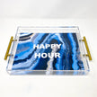 Plateau Acrylique Agate Happy Hour