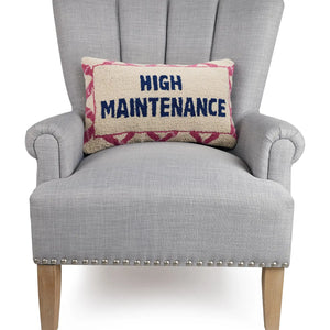 High Maintenance Hook Pillow