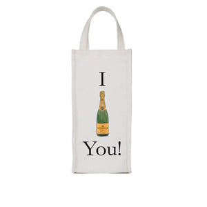 I Veuve You Wine Bag