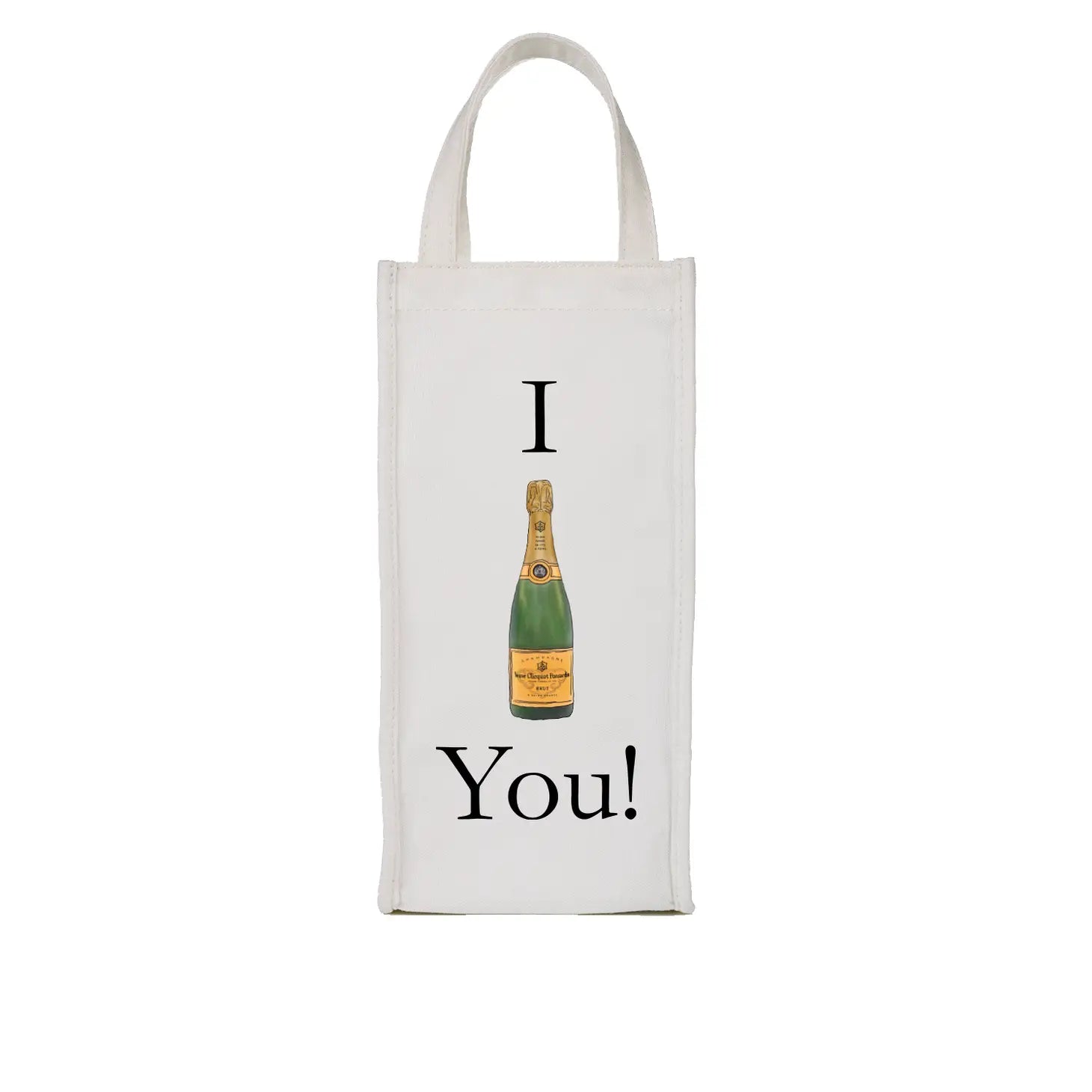 I Veuve You Wine Bag