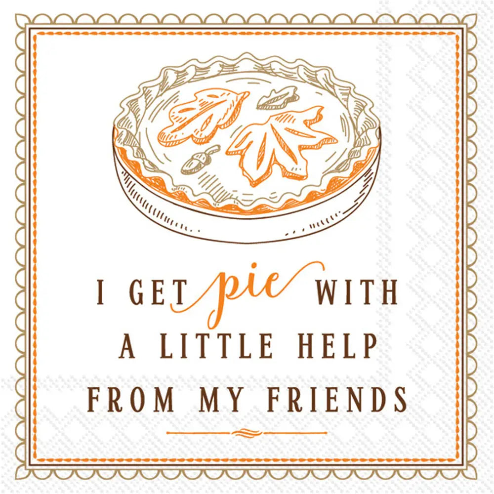 I Get Pie | Cocktail Napkins