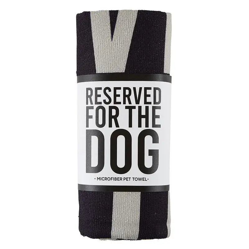 Réservé au chien | Serviette en microfibre