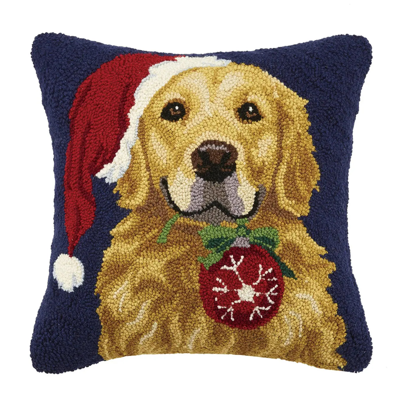 Christmas Golden Retriever Hook Pillow