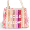 Rosé All Day Beaded Tote