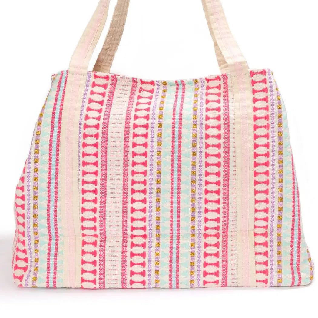 Rosé All Day Beaded Tote