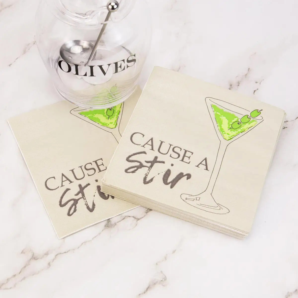 Cause A Stir | Cocktail Napkins