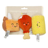 Thanksgiving Dinner Dog Toys (Set of 3)