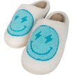 Happy Slipper - Eclair Turquoise & Blanc