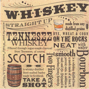 Whiskey | Cocktail Napkins