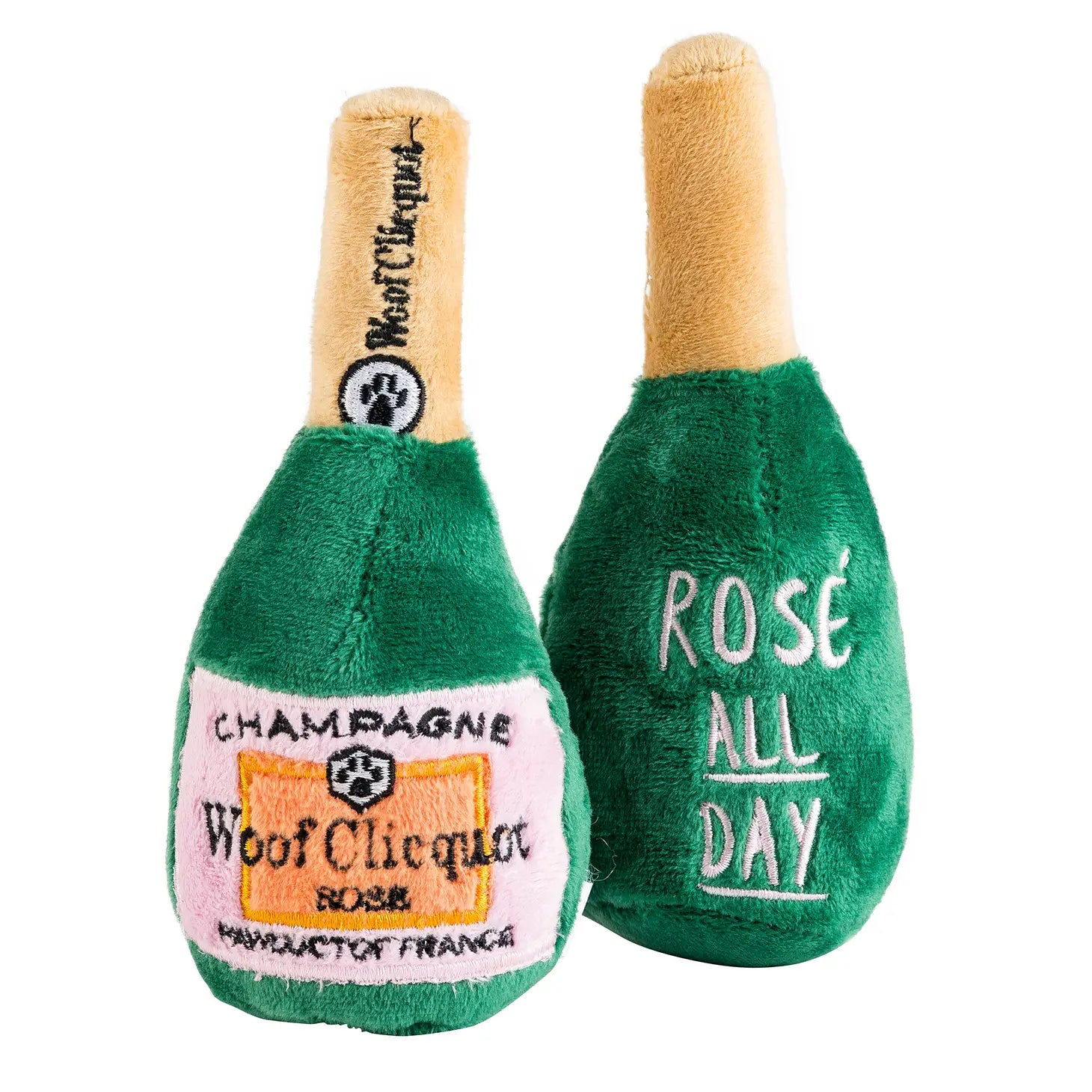 Woof Clicquot Rosé Champagne Dog Toy