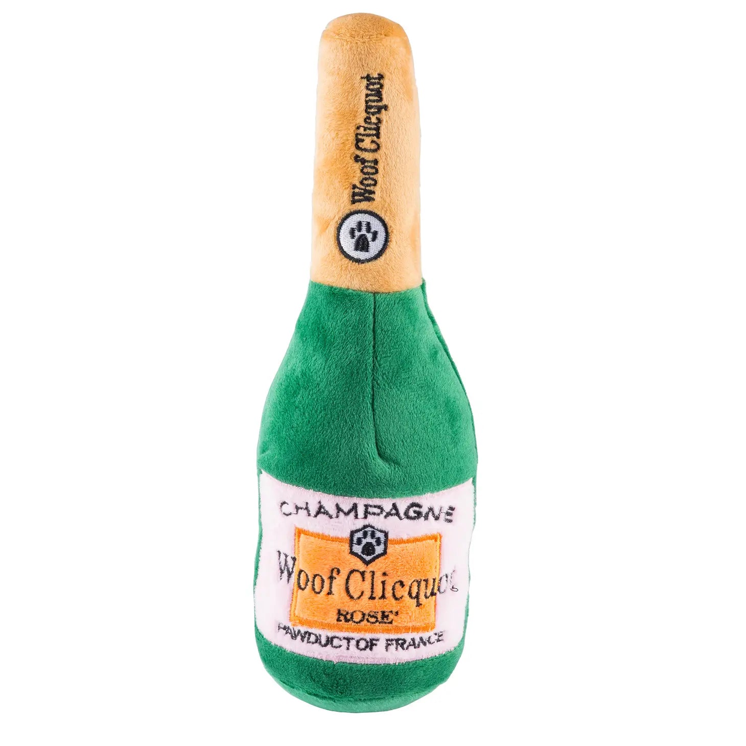 Woof Clicquot Rosé Champagne Dog Toy