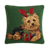 Christmas Yorkshire Terrier Hook Pillow