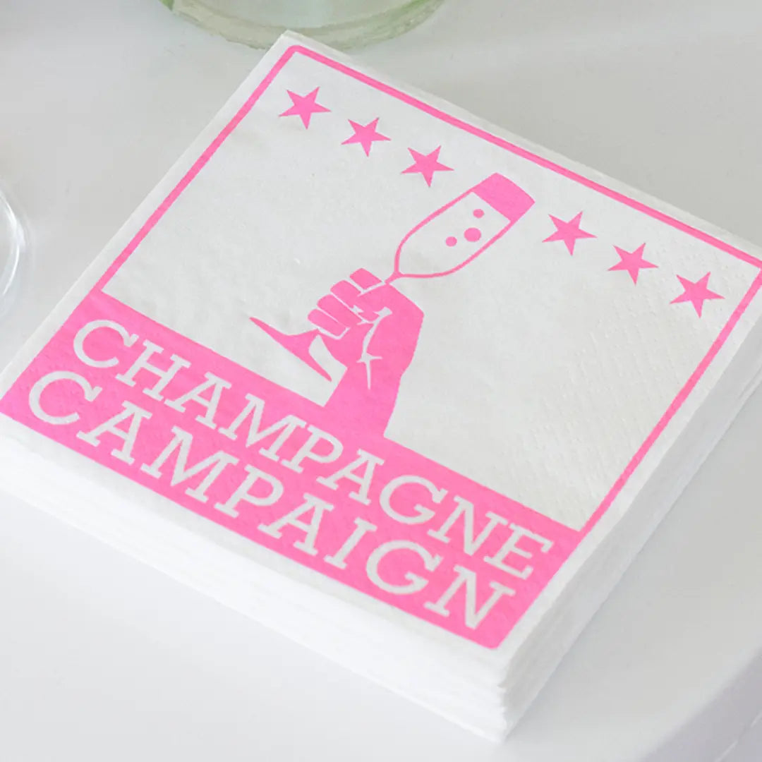 Champagne Campaign | Cocktail Napkins