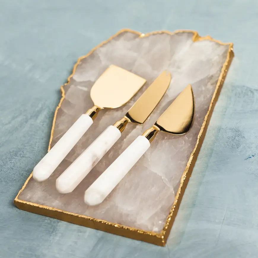 Marble Cheese Knife Set